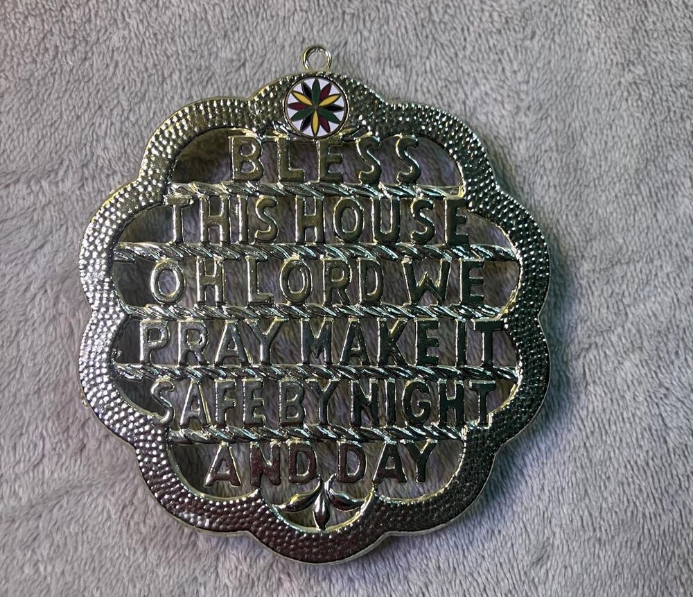 Vintage Trivet Bless This House